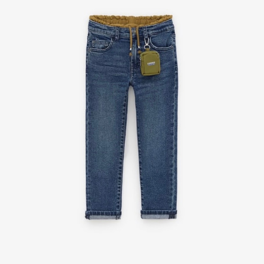 ZARA BOY SKINNY JEANS WITH COIN POUCH (size 11-12)